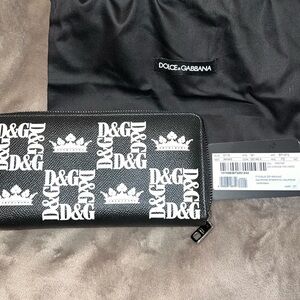 D&G Monochrome Logo Collectible Wallet